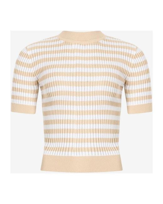 Patou Natural Round-Neck Knitwear