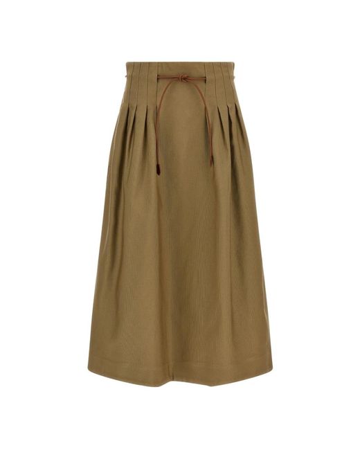 Max Mara Green Midi Skirts