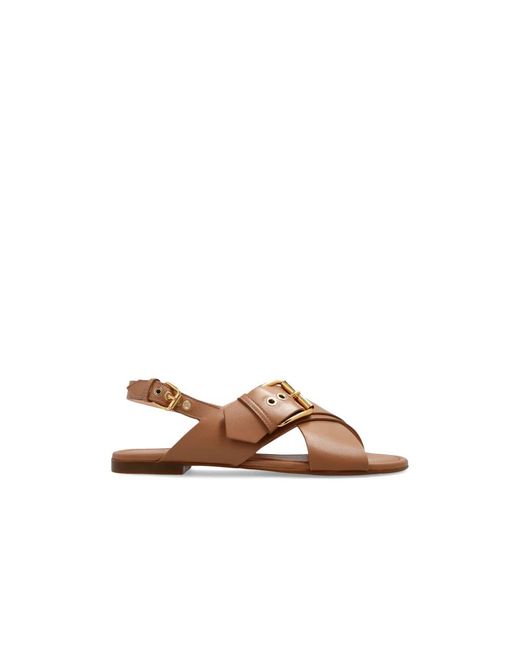 Agl Attilio Giusti Leombruni Brown Flat Sandals