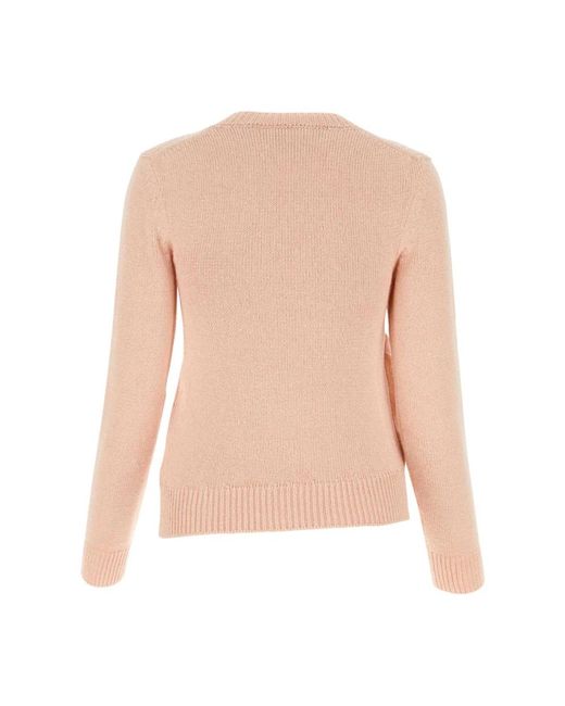 Jil Sander Pink Strickwaren mit rundhalsausschnitt
