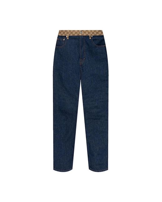 Gucci Rechte Jeans in het Blue voor heren