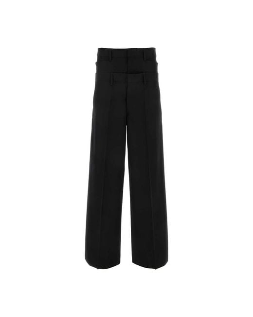 DSquared² Stijlvolle Wijde Broek in het Black