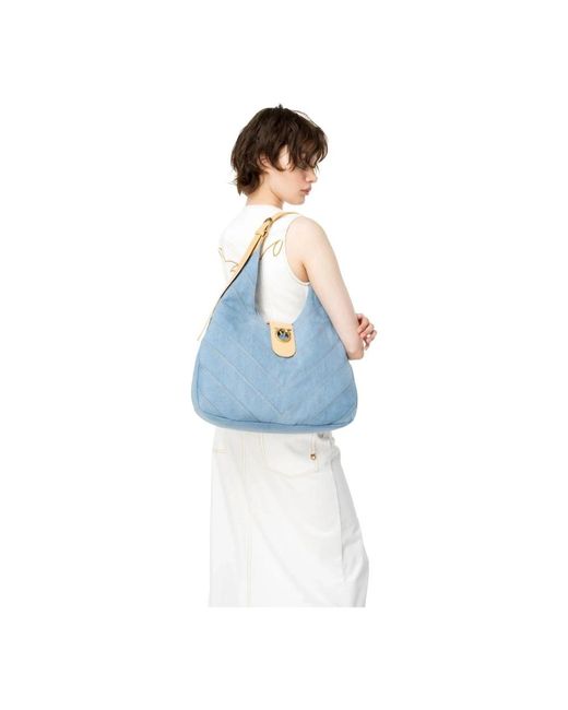 Pinko Blue Shoulder Bags