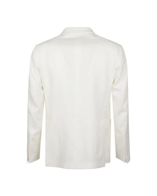 Tagliatore Montecarlo Jacket in het White voor heren