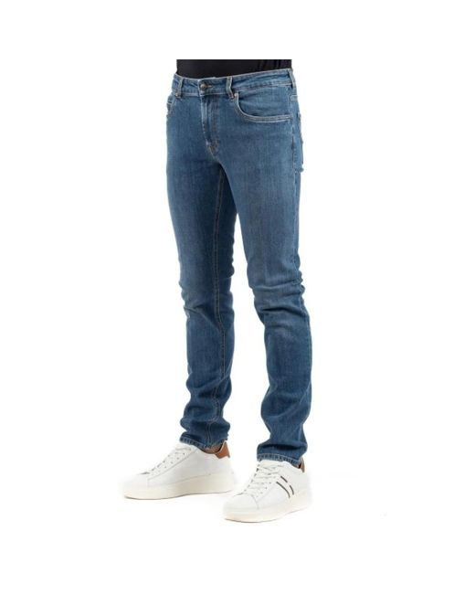 Fay Blue Slim Fit Jeans for men
