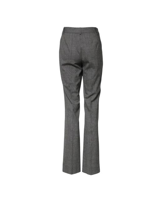 Dolce & Gabbana Gray Slim-Fit Trousers
