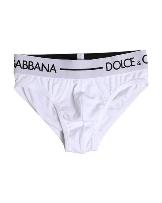 Dolce & Gabbana White Bottoms for men