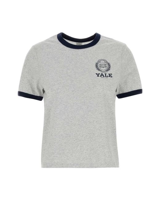 Sporty & Rich Gray T-Shirts