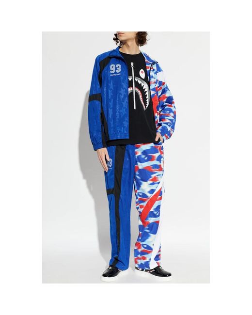 Light Jackets A Bathing Ape pour homme en coloris Blue