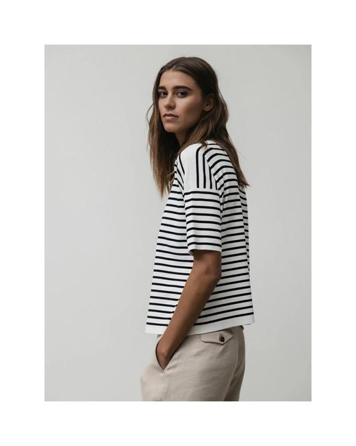 T-Shirts Roberto Collina de color Black