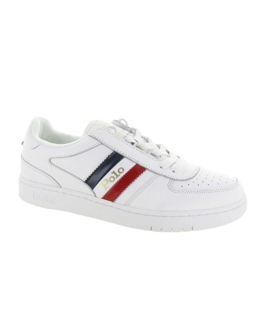 Ralph Lauren Polo court pp sneakers in White für Herren
