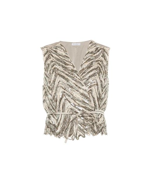 Blouses Brunello Cucinelli de color Natural