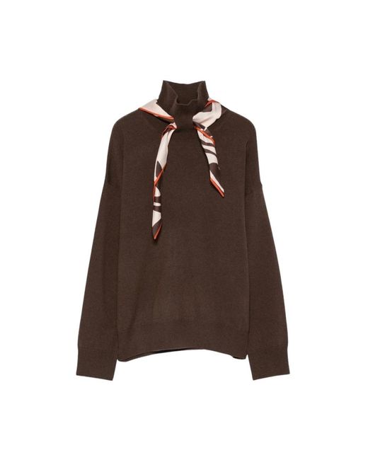 Turtlenecks Seventy de color Brown