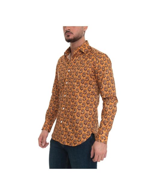 Carrel Brown Casual Shirts for men