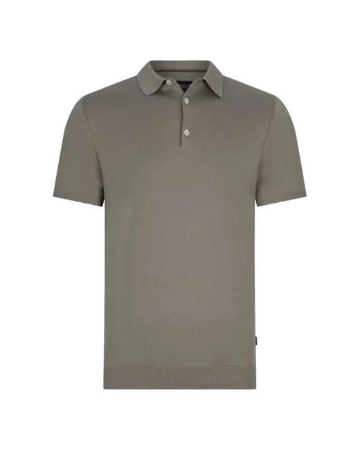 Cavallaro Napoli Gray Polo Shirts for men