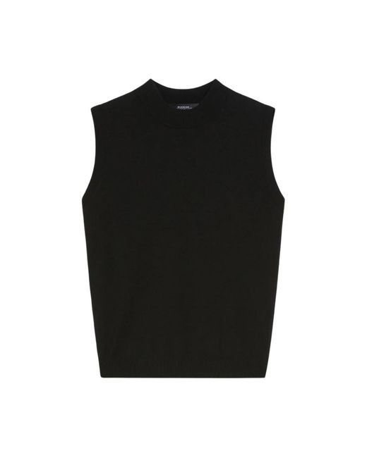 Weekend by Maxmara Black Ärmelloses vielseitiges viskosetop