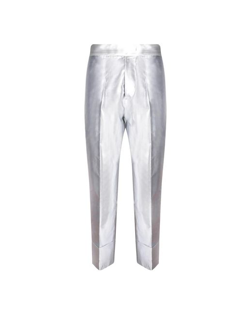 SAPIO White Slim-Fit Trousers
