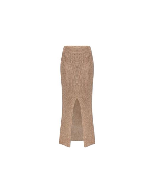 Maxi Skirts Paramidonna de color Natural