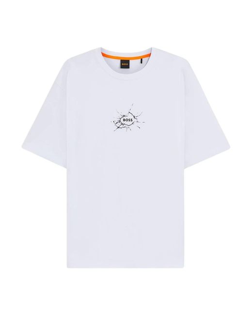 T-Shirts di HUGO in White da Uomo