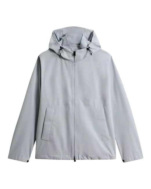 Woolrich Gray Light Jackets for men