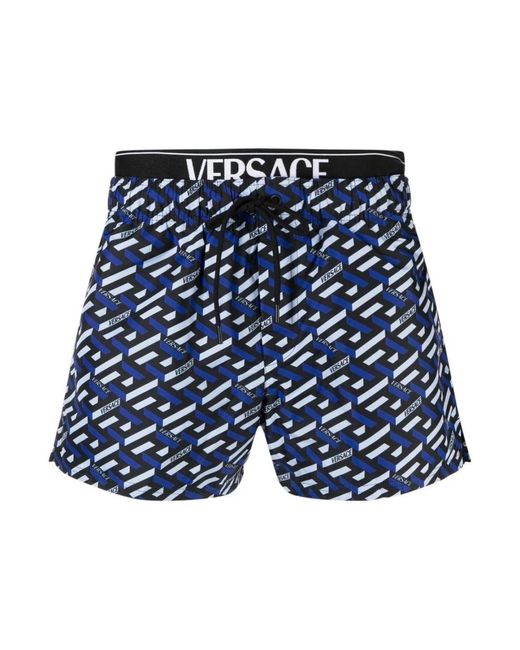 Versace Blue Beachwear for men