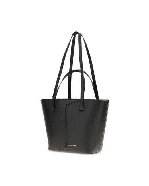 Emporio Armani Black Shopping Bags