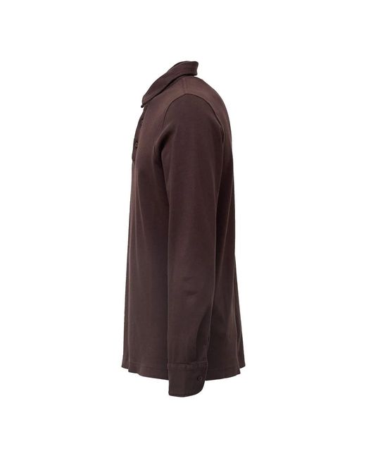 Zanone Brown Polo Shirts for men