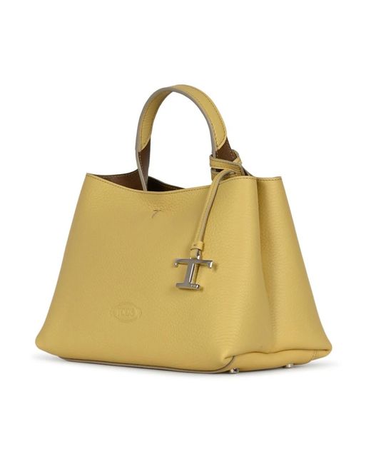 Tod's Yellow Handbags
