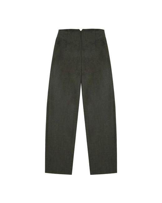 Cortana Gray Tapered Trousers