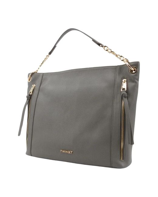 Twinset Gray Handbags