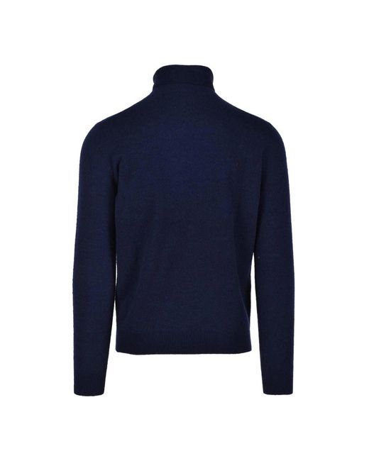 Kangra Blue Turtlenecks for men
