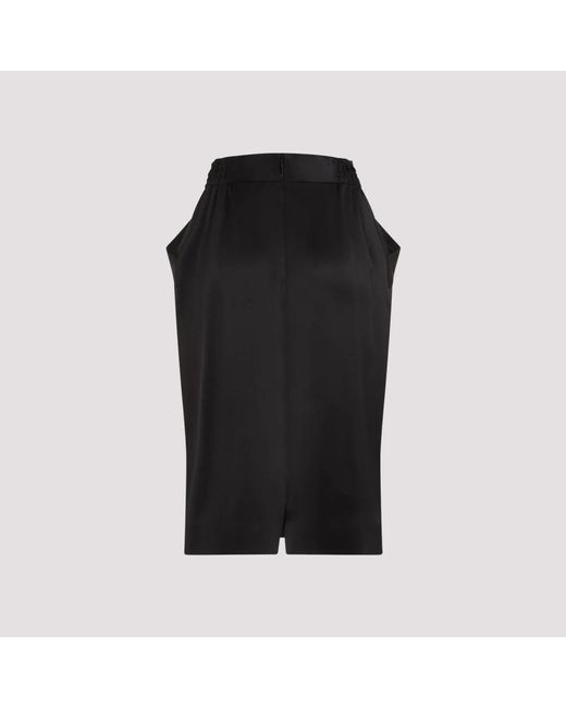 Midi Skirts Saint Laurent de color Black