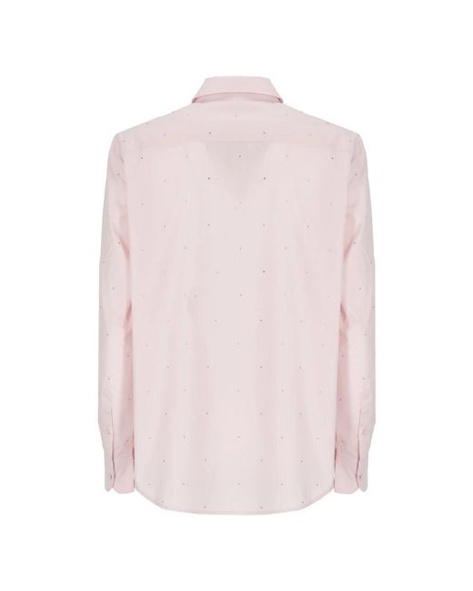 Mc2 Saint Barth Meredith Katoenen Shirt in het Pink