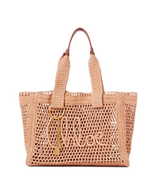 Chloé Brown Tote Bags