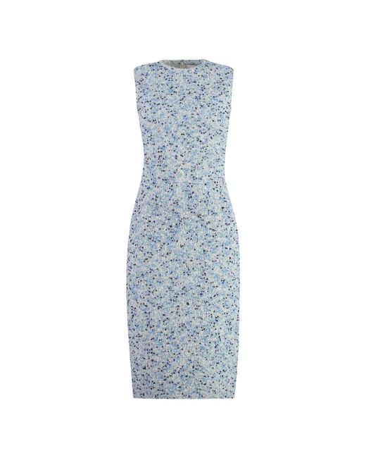 St. John Blue Midi Dresses