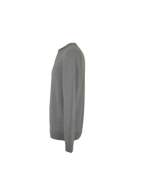 Lacoste Gray Round-Neck Knitwear for men