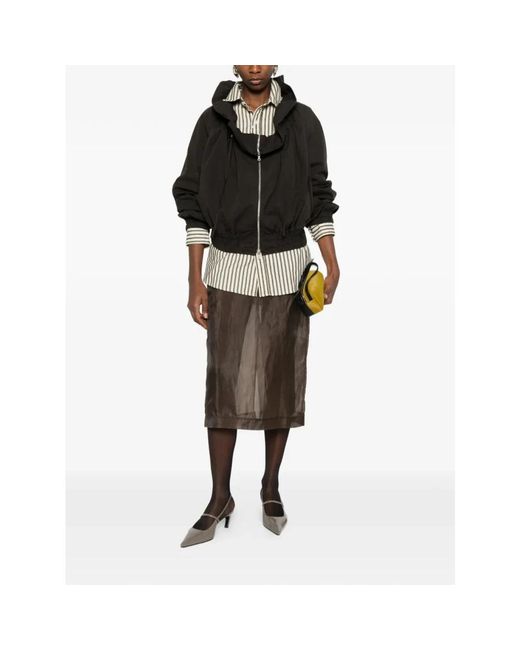 Light Jackets Dries Van Noten de color Black