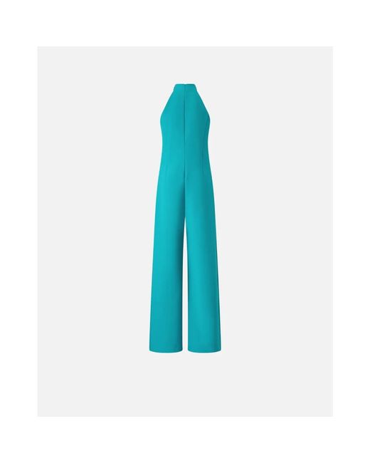 Pinko Jumpsuits & Playsuits ,Groen ,Straight-Leg Jumpsuit in het Blue