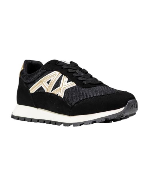 ARMANI EXCHANGE Black Sneakers