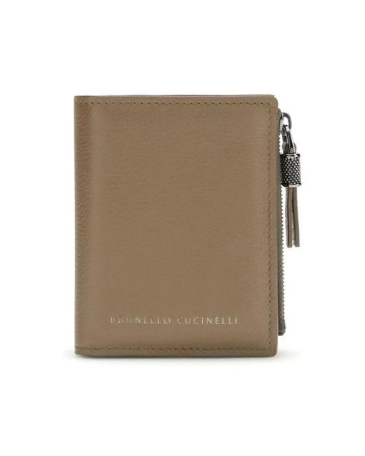 Brunello Cucinelli Natural Wallets & Cardholders
