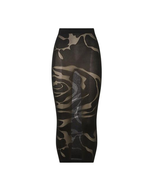Wolford Black Pencil Skirts