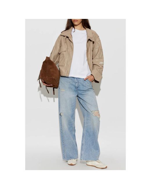 Leather Jackets AllSaints de color Natural