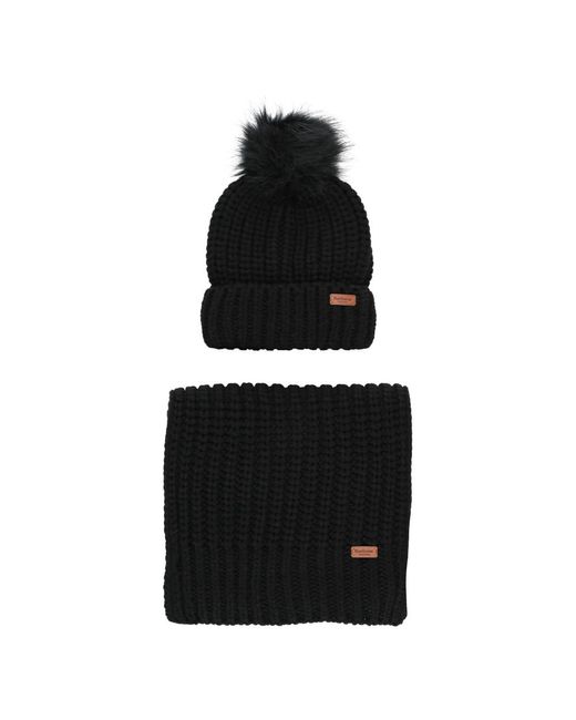 Barbour Black Beanies