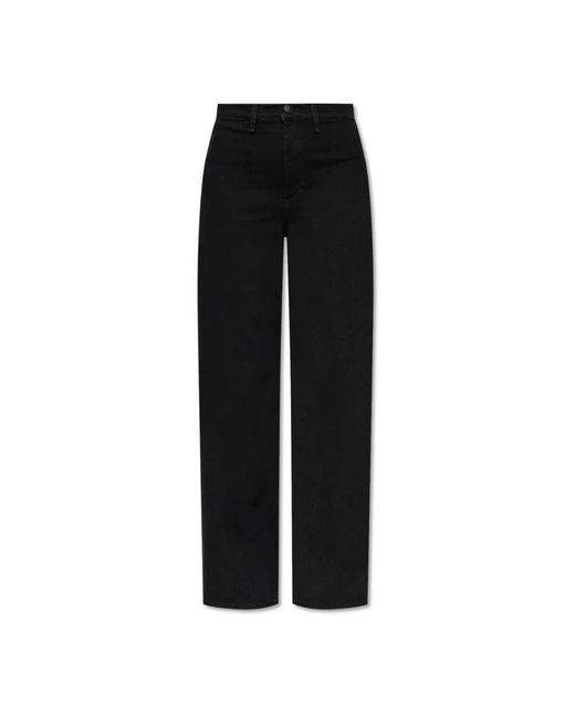 Rag & Bone Wide Jeans in het Black