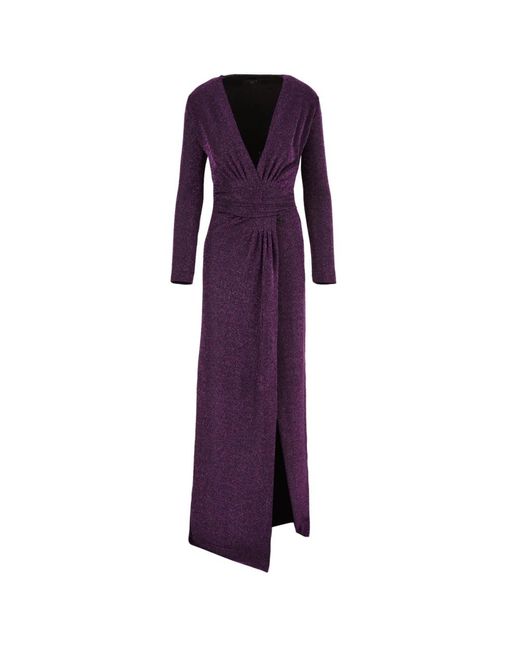 Gaelle Paris Purple Maxi Dresses