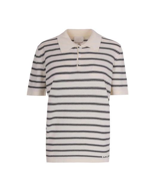A.P.C. Gray Polo Shirts for men