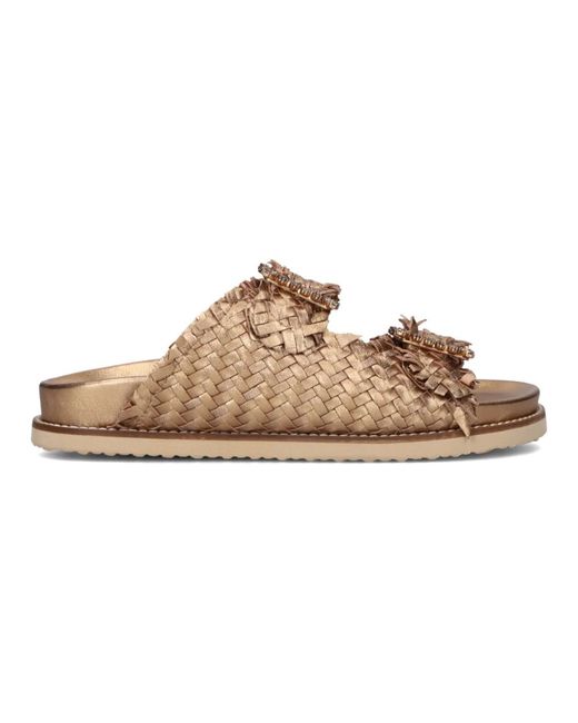 Lina Locchi Brown Sliders