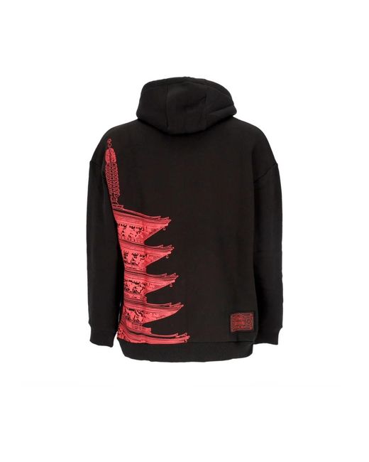 DOLLY NOIRE Black Hoodies for men