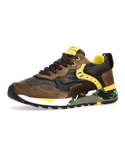 Voile Blanche Brown Sneakers for men