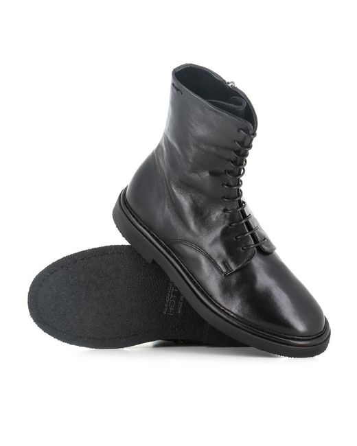 Alexander Hotto Black Lace-Up Boots